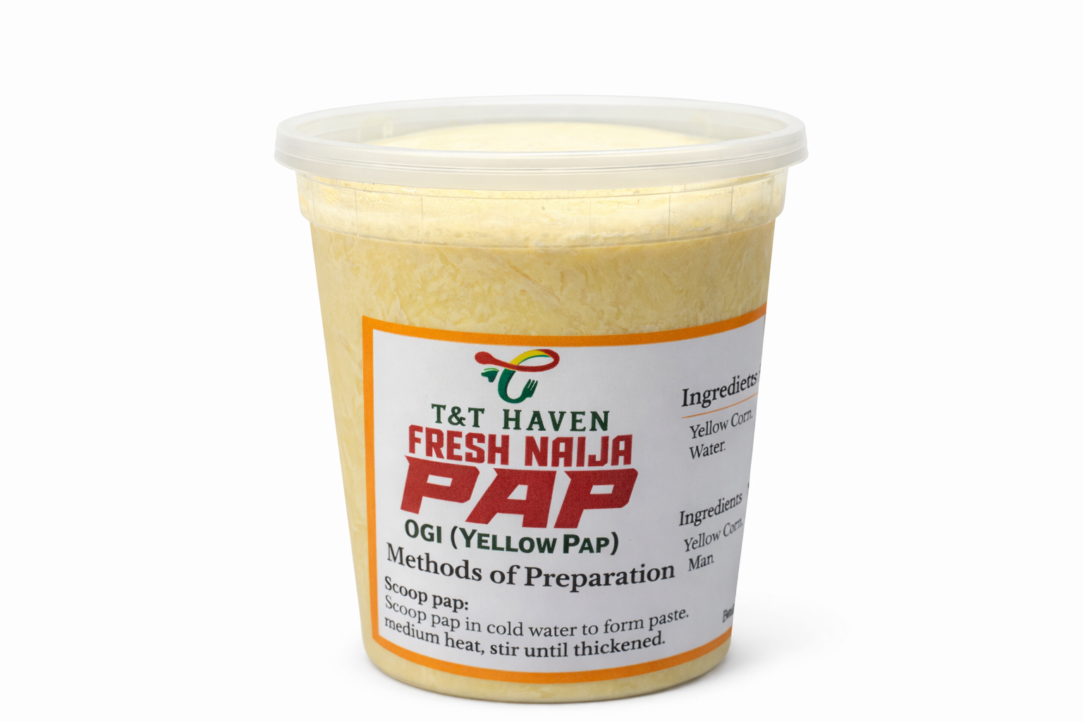 T & T Fresh Pap - FoodBasket African Store Edmonton Alberta Canada T & T Fresh Pap