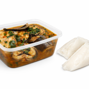 2 Agidi (Eko) and Catfish Peppersoup (1ltr)