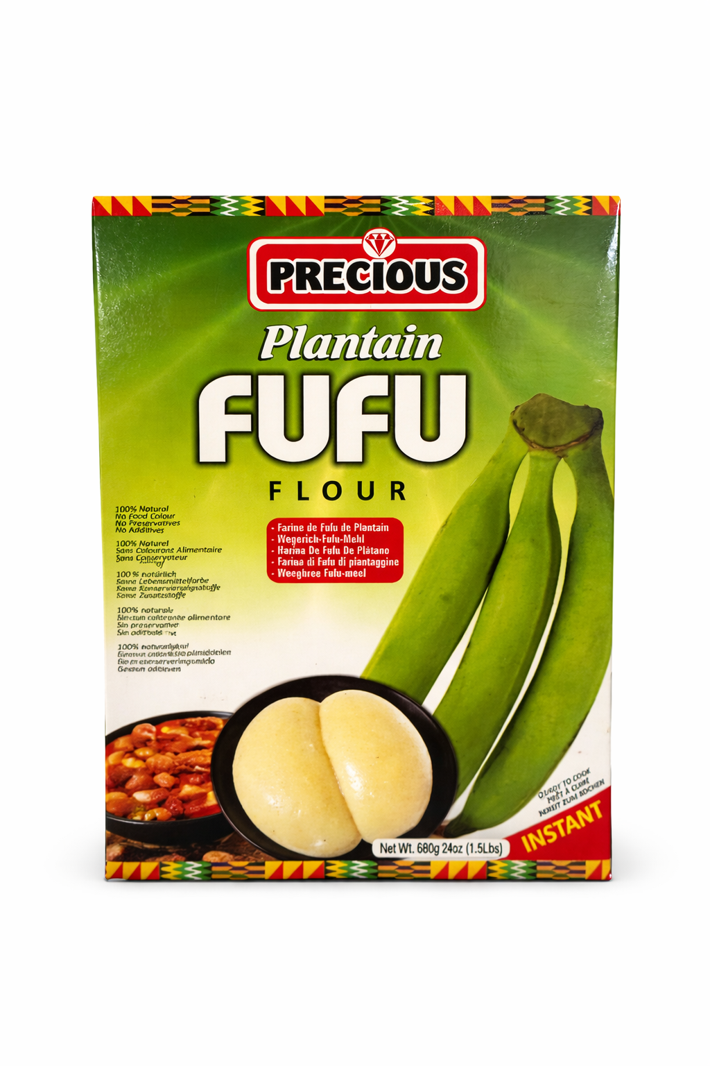 Precious Plantain Fufu - FoodBasket African Store Edmonton Alberta Canada Precious Plantain Fufu