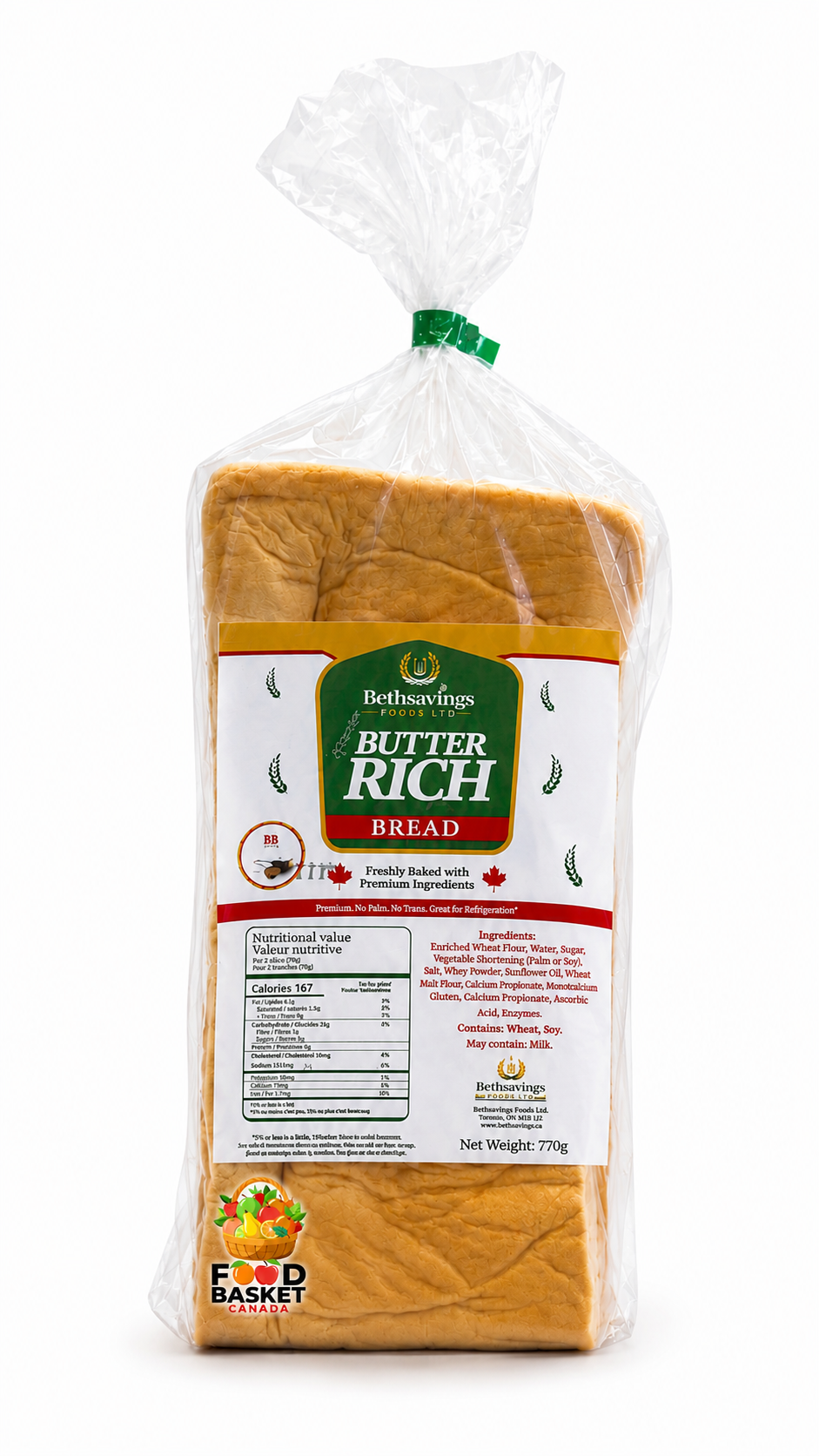 Butter Rich Bread - FoodBasket African Store Edmonton Alberta Canada Butter Rich Bread