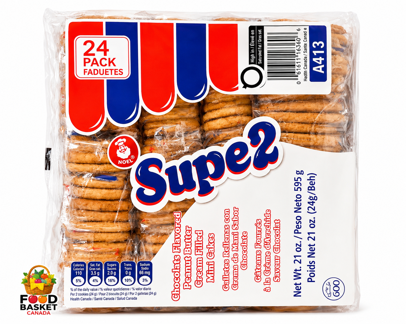 Super2 Biscuit - FoodBasket African Store Edmonton Alberta Canada Super2 Biscuit Vanilla and Strawberry flavours 24 pack