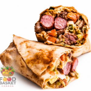 Fresh Shawarma Wrap with Chicken or Beef Available in Spicy and Mild Flavours